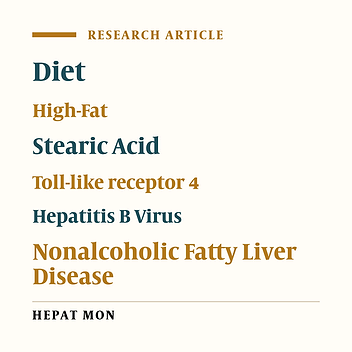Saturated Fatty Acid Inhibits Viral Replication in Chronic Hepatitis B Virus Infection With Nonalcoholic Fatty Liver Disease by Toll-Like Receptor 4-Mediated Innate Immune Response