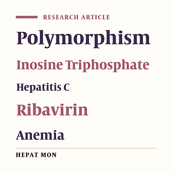 Cover image of the article: An Index to Predict Ribavirin-Induced Anemia in Asian Patients With Chronic Genotype 1 Hepatitis C