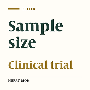 When calculation of minimum sample size is not justified