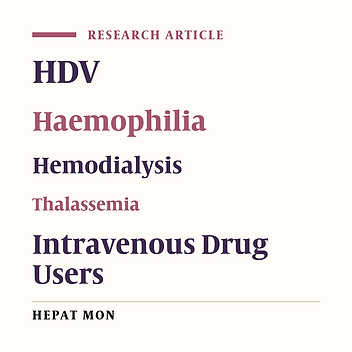 A Study of HDV in HBsAg Positive Patients in Tabriz, Northwestern Iran