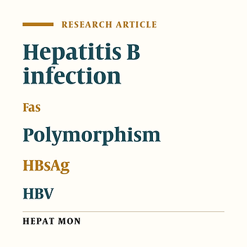 Polymorphisms within Fas gene are not associated with occult hepatitis B virus infection