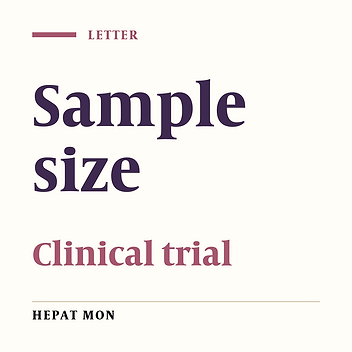 When calculation of minimum sample size is not justified