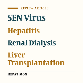 Cover image of the article: Is SEN Virus a Major Concern in Hemodialysis and Liver Transplantation?