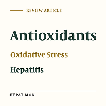 Oxidative Stress and Benefits of Antioxidant Agents in Acute and Chronic Hepatitis