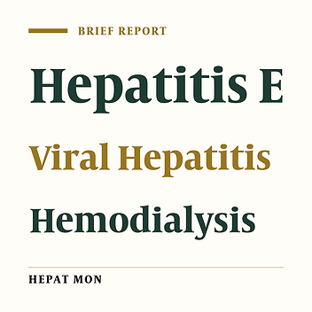 Hepatitis E Virus Infection in Hemodialysis Patients: A Seroepidemiological Survey in Jahrom, Southern Iran
