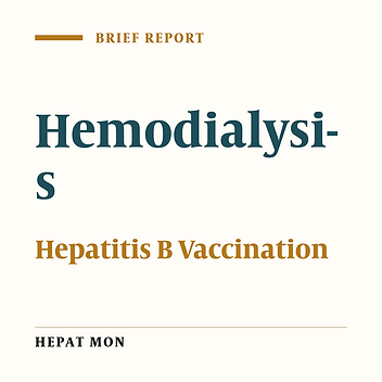 Source and Response of Antibody to Hepatitis B Vaccine in Hemodialysis Patients