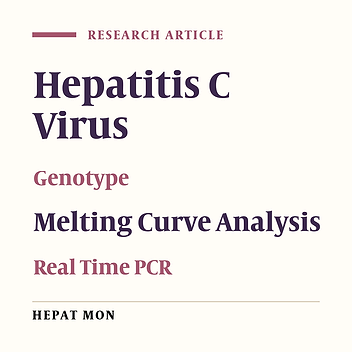 Hepatitis C Virus Genotyping by Melting Curve Analysis in West Azerbaijan, Northwest of Iran