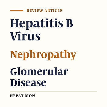 Hepatitis B Virus-associated Glomerulonephritis