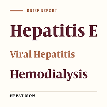 Hepatitis E Virus Infection in Hemodialysis Patients: A Seroepidemiological Survey in Jahrom, Southern Iran