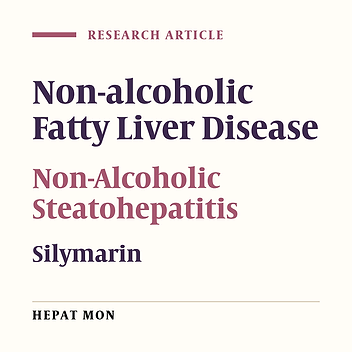 The Efficacy of Silymarin in Decreasing Transaminase Activities in Non-Alcoholic Fatty Liver Disease: A Randomized Controlled Clinical Trial