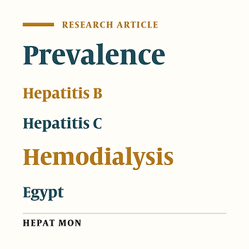 Prevalence of Occult Hepatitis B Virus Infection in Hemodialysis Patients From Egypt With or Without Hepatitis C Virus Infection
