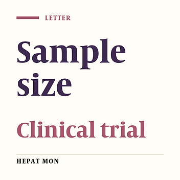 When calculation of minimum sample size is not justified