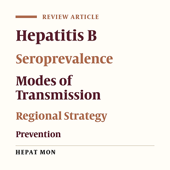 Comparison of Seroepidemiology and Transmission Modes of Viral Hepatitis B in Iran and Pakistan