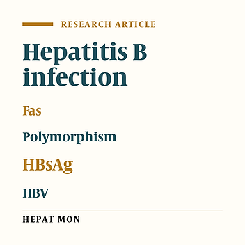 Polymorphisms within Fas gene are not associated with occult hepatitis B virus infection