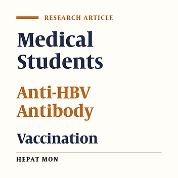 The Immunologic Response to Anti-Hepatitis B Vaccination Among Medical Students of Guilan University of Medical Sciences, Guilan, Iran