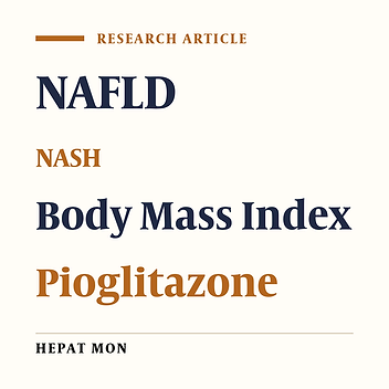 A Pilot Study of Pioglitazone for the Treatment of Non-Alcoholic Fatty Liver Disease