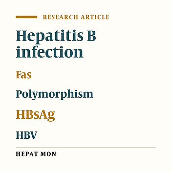 Polymorphisms within Fas gene are not associated with occult hepatitis B virus infection