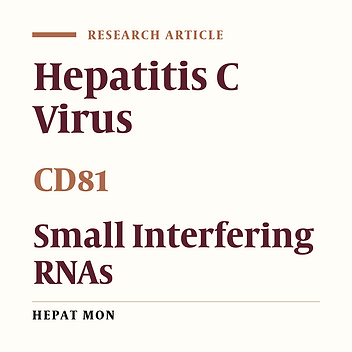 Stably Silencing of CD81 Expression by Small Interfering RNAs Targeting 3'-NTR Inhibits HCV Infection