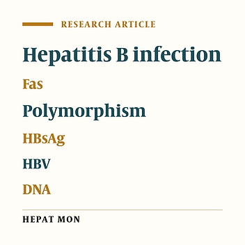 Polymorphisms within Fas gene are not associated with occult hepatitis B virus infection