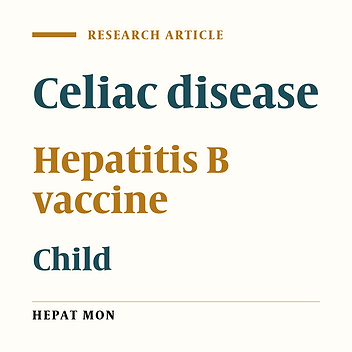Is There Need for a New Hepatit?s B Vaccine Schedule for Children with Celiac Disease?