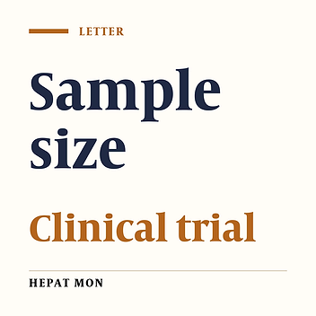When calculation of minimum sample size is not justified