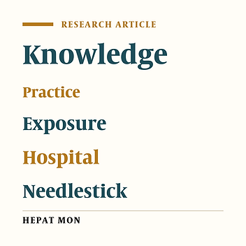 Percutaneous exposure incidents in nurses: Knowledge, practice and exposure to hepatitis B infection