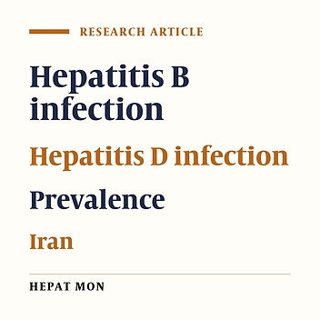 Hepatitis D virus infection in Isfahan, central Iran: Prevalence and risk factors among chronic HBV infection cases