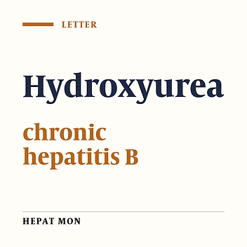 Hydroxyurea: A useful adjunct to the standard antiviral therapy in chronic hepatitis B