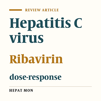 Cover image of the article: The optimal dose of ribavirin for chronic hepatitis C: From literature evidence to clinical practice