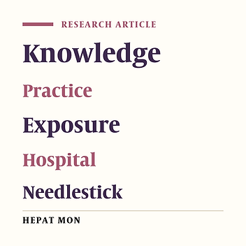 Percutaneous exposure incidents in nurses: Knowledge, practice and exposure to hepatitis B infection