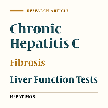 A Comparative Study of Non-Invasive Methods for Fibrosis Assessment in Chronic HCV Infection