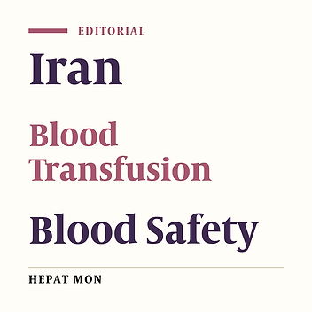 Cover image of the article: Implications of Confidential Unit Exclusion in Providing Sufficient Safe Blood for the National Health System