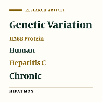 The Correlation of Il28B Genotype With Sustained Virologic Response In Romanian patients With Chronic Hepatitis C