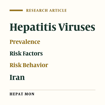 Factors Correlated With Hepatitis C and B Virus Infections Among Injecting Drug Users in Tehran, IR Iran