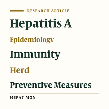 Changing Pattern of Hepatitis A Virus Epidemiology in an Area of High Endemicity