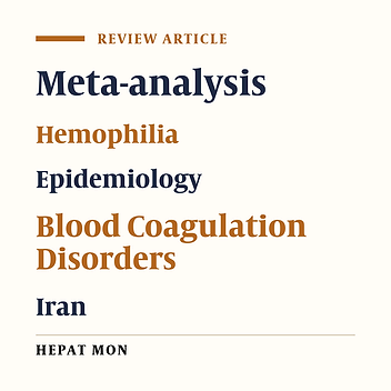 Lack of Knowledge About Hepatitis C Infection Rates Among Patients With Inherited Coagulation Disorders in Countries Under the Eastern Mediterranean Region Office of WHO (EMRO): A Meta-Analysis