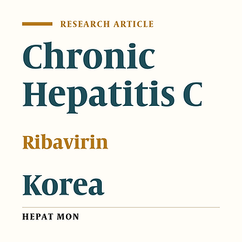 Treatment Response and Tolerability of Pegylated Interferon-? Plus Ribavirin Combination Therapy in elderly Patients (? 65 years) With Chronic Hepatitis C in Korea