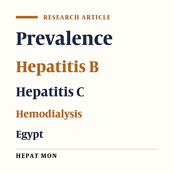 Prevalence of Occult Hepatitis B Virus Infection in Hemodialysis Patients From Egypt With or Without Hepatitis C Virus Infection