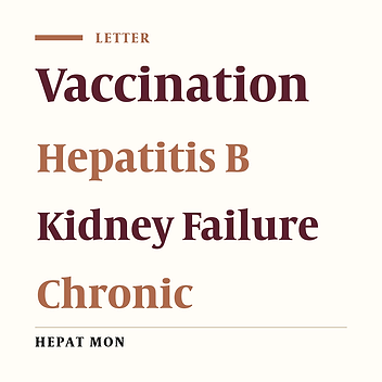 Decreasing High Failure Rate of Vaccinations in Patients With Chronic Kidney Disease; not Just a Matter of Quantity