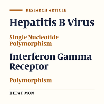 Polymorphisms within the Promoter Region of the Gamma Interferon (IFN-?) Receptor1 Gene are Associated with the Susceptibility to Chronic HBV Infection in an Iranian Population