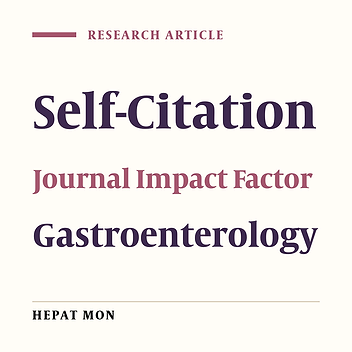 The More Publication, the Higher Impact Factor: Citation Analysis of Top Nine Gastroenterology and Hepatology Journals