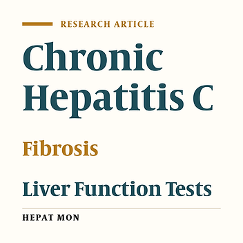 A Comparative Study of Non-Invasive Methods for Fibrosis Assessment in Chronic HCV Infection