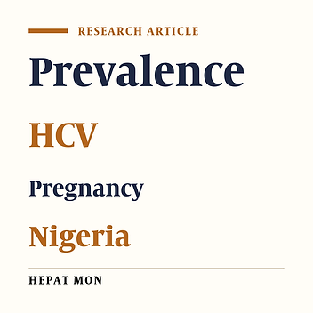 Prevalence, Sociodemographic Characteristics and Risk Factors for Hepatitis C Infection among Pregnant Women in Calabar Municipality, Nigeria