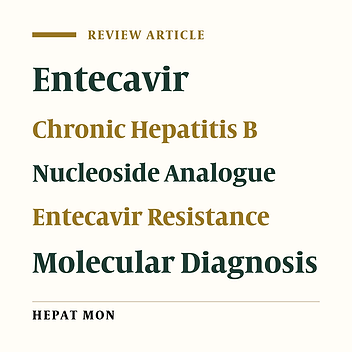 Molecular Diagnosis of Entecavir Resistance