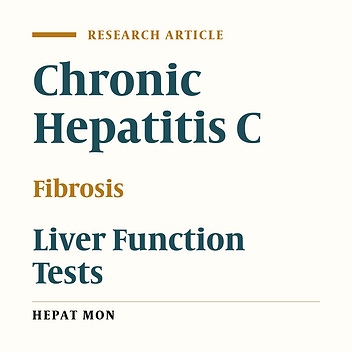 A Comparative Study of Non-Invasive Methods for Fibrosis Assessment in Chronic HCV Infection