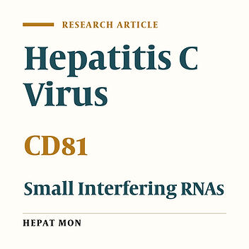 Stably Silencing of CD81 Expression by Small Interfering RNAs Targeting 3'-NTR Inhibits HCV Infection