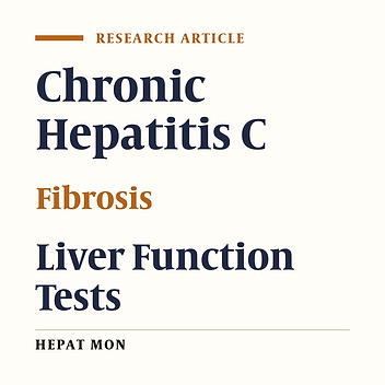 A Comparative Study of Non-Invasive Methods for Fibrosis Assessment in Chronic HCV Infection