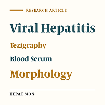 Morphology of Dried Blood Serum Specimens of Viral Hepatitis