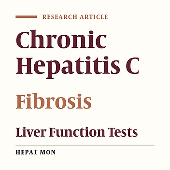 A Comparative Study of Non-Invasive Methods for Fibrosis Assessment in Chronic HCV Infection