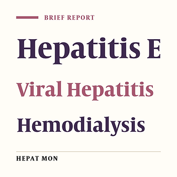 Hepatitis E Virus Infection in Hemodialysis Patients: A Seroepidemiological Survey in Jahrom, Southern Iran